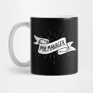 Mr Manager (white) Mug